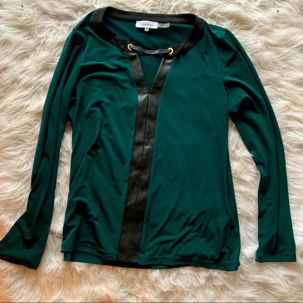 Calvin Klein holiday blouse